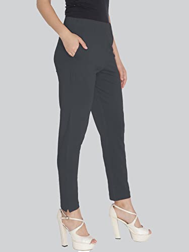 Lyra Cotton Strech Pencil Pant For Women | Mid-Waist | Fashionwear