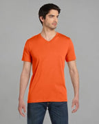 Unisex Jersey Short-Sleeve V-Neck T-Shirt - TRUE ROYAL - XS(D0102H7WB5J)