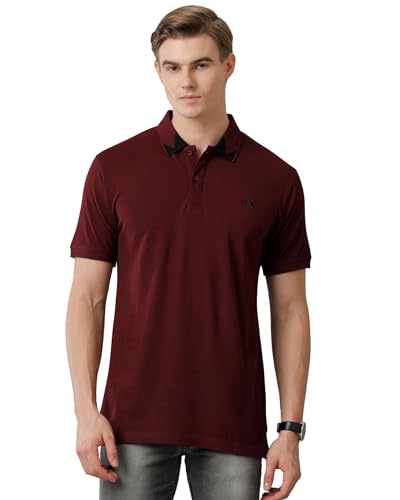 ADRO Premium Cotton Polo for Men (PN23-H-PLN-MR_Maroon_XL)