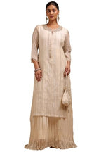 Soch Women Chanderi Embroidered Dress with Cutdana