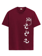 ADRO Tshirt for Men | Printed T Shirt for Men | 100% Cotton T-Shirt |Printed T Shirt | T-Shirts | RN24-POC-MR-M Maroon