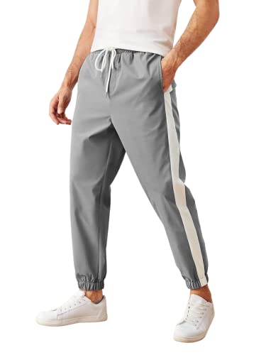 Track Pant For Men || Track Pants || Lycra Full Elastic Jogger Track Pant (Tp-02-Grey-Xl)