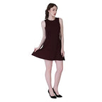 Leriya Fashion Womens Ribbed Sleeveless A-Line Western Dresses