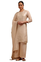 Soch Women Viscose Blend Zari Woven Suit Set with Zari Woven