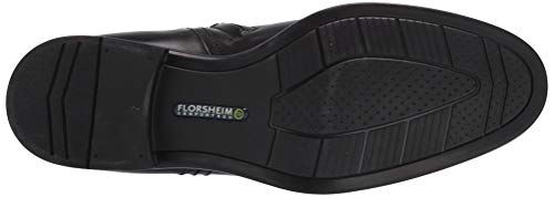 Florsheim Men's Medfield Plain Toe Zip Boot Fashion, black, 12 Wide
