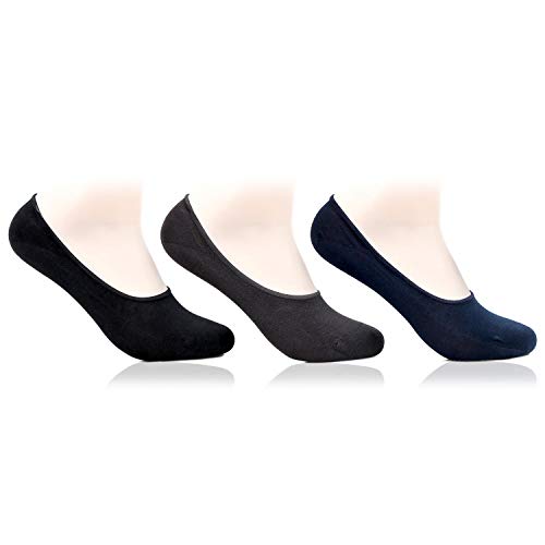 Bonjour MenS Liners Socks (Pack Of 3)(Brofm-02-Po3_Multicolor_Free Size)