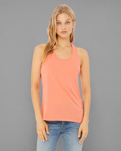 Ladies Jersey Racerback Tank - WHITE - S(D0102H7KE26)
