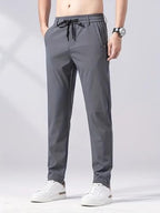Lymio MenS Regular Fit Causal Trouser