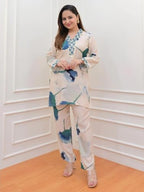 Leriya Fashion Ethnic Co Ord Set for Women Kurta Set for Women | 2 Piece Kurta Set | Kurta with Pant for Women | Co-ord Set (Lar