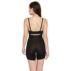Zivame Medium Control Highwaist Thigh Shaper- Black