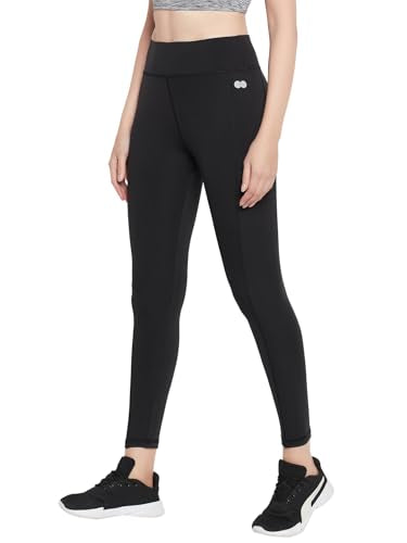 Clovia WomenS High Rise Activewear Tights In Black