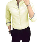 Tee Projekt Casual Cotton Long Sleeve Shirt for Men Formal Wear Regular Wear