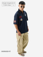 The Souled Store Solids: White Men And Boys Short Sleeve Regular Fit Cotton Blend Mandarin Polos