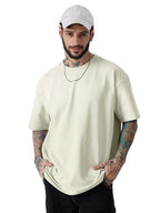 The Souled Storesolids: Off Whiteoversized T-Shirts