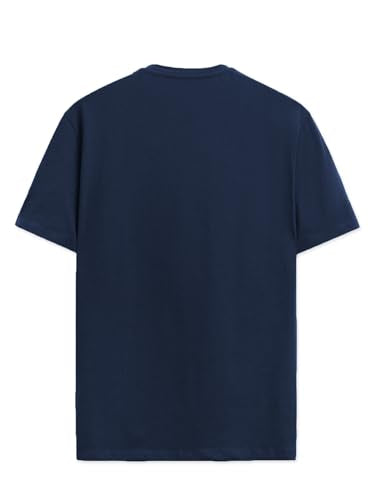 ADRO Tshirt for Men | Printed T Shirt for Men | 100% Cotton T-Shirt |Printed T Shirt | T-Shirts | RN24-POC-NB-XL Navy Blue