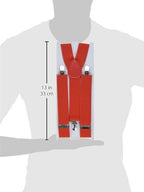 Red Suspenders (adjustable) Party Accessory (1 count) (1/Pkg)