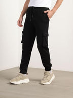 Nobero MenS Regular Sweatpants (1M-Bwjg-R0173-Aw_Black