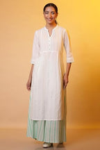 Aurelia WomenS Cotton Regular Kurta (24Fea14777-607033_White