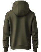 ADRO Men's Cotton Neck Hooded Sweatshirt (H24-M-DREAM-OL_Olive