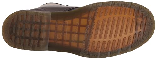 Dr. Martens Unisex 101 Crazy Horse Leather 6 Eye Boot, Dark Brown, 10 US Women