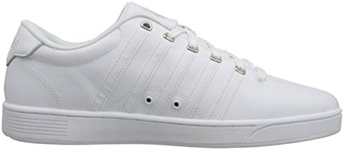 K-Swiss Men's Court Pro II CMF Sneaker, White/Silver, 10.5 M