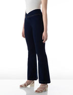 INKD Regular Fit Womens Jeans (INKSS24WJN-404_Dark Knight