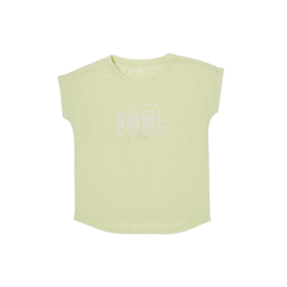 Pepe Jeans GirlS Regular T-Shirt (Pg502890_Lime 8)