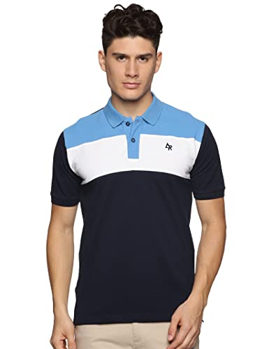 ADRO Premium Cotton Multicolor Polo T-Shirt for Men | PN23-S4-SKWHNB-M