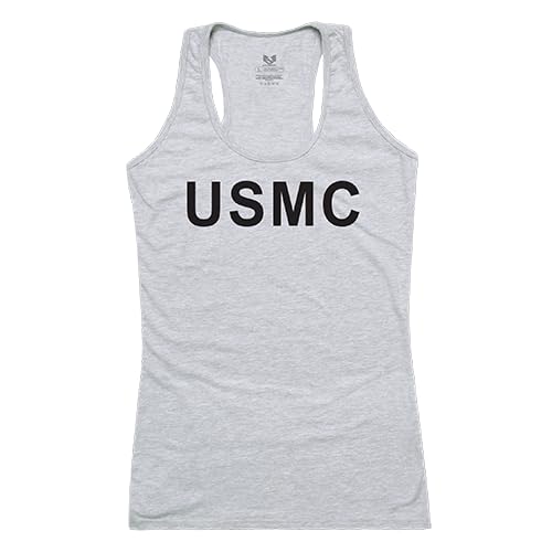 Graphic Tank, USMC, H.Grey, 2X