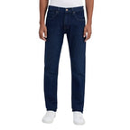 Men Tinted Blue Stretch Straight Fit Jeans