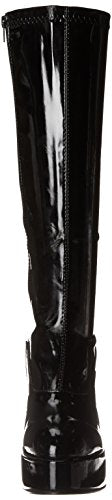 WMU 569486 Black Chacha Patent Leather Boot - Size 10