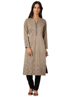 Libas Woven Design Wool Straight Kurta For Women (58276Wxl)