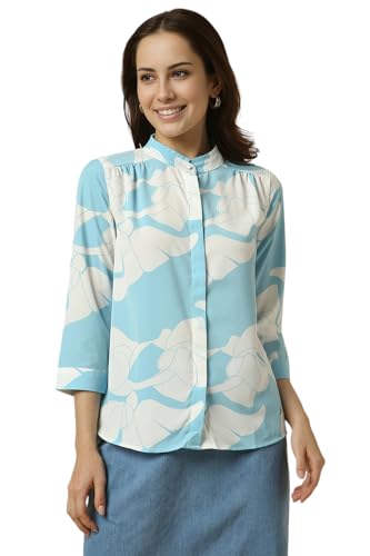 Allen Solly Women Printed Formal Cotton Stretch Skirt