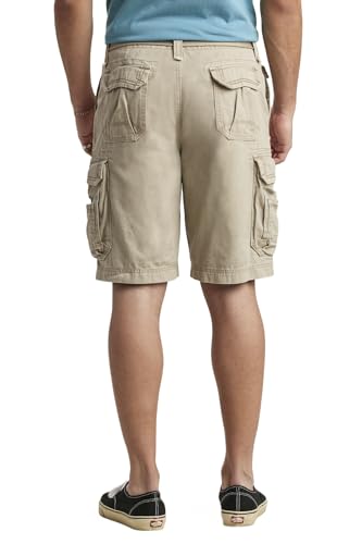 Unionbay Men's Survivor Belted Cargo Short, Desert, 36