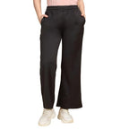 Sweet Dreams Womens Regular Track Pants (LP-3008GW Black
