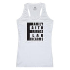 Graphic Tank, 5 Things YDMW 1, White, XL