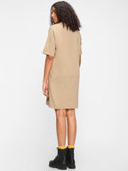 Bewakoof Official Disney Merchandise WomenS Graphic Printed Oversized Fit Half Sleeve Round Neck Cotton T-Shirt Dress_546192_Br