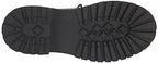 Steve Madden Women's Landon Mary Jane Flat, Black Leather, 9