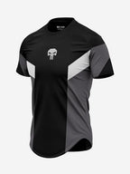 The Souled Store Official Punisher : One Man Army Printed Regular Fit Cotton Short Sleeve Round Neck Drop Cut T-Shirts For Men A