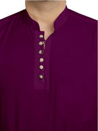 Lookmark MenS Pure Cotton Solid Color Short Kurta Suitable For All Indian Wedding, Occasions, And Festivals (Az-Lm-Og-Kurta 08