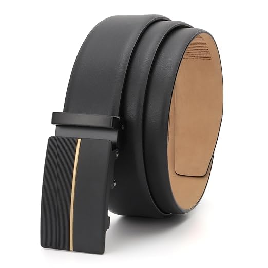 Gil MenS Stylish Genuine Leather Branded Belt | 40 Mm Wide Black,Brown And Tan Design  Durable & Versatile Accessory For Casual 34