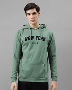 ADRO Men's Regular Fit Hoodies| Printed Hoodie | Cotton Hoodies | Sweatshirt for Men | Hooded Hoodie | H24-NEW-PT (Pista, X_Larg