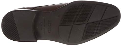 ECCO mens Citytray Plain Toe Tie Oxford, Cognac, 10-10.5 US