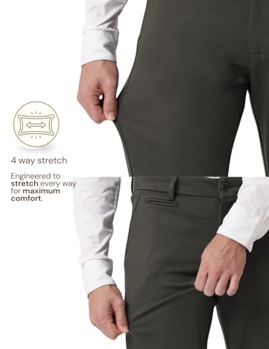 Fyltr MenS Slim Casual Pants (Fylss25Mt-1101_Cilantro Green