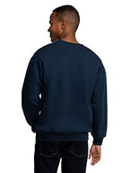 Fruit of the Loom Men's Moisture Wicking Eversoft Fleece Sweatshirt, Navy, Small