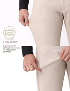Fyltr MenS Slim Casual Pants (Fylss25Mt-1101_Egyptian Beige