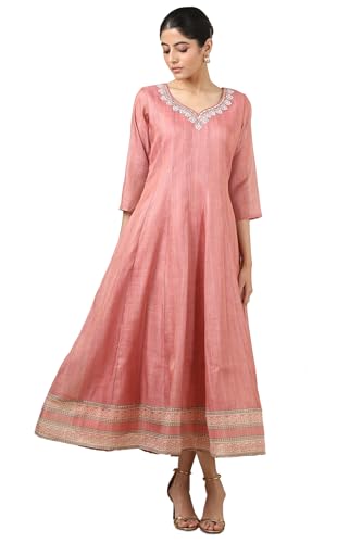 Soch Women Kota Floral Print Dress with Thread Work