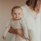 The Printed Romper - Emma Mauve