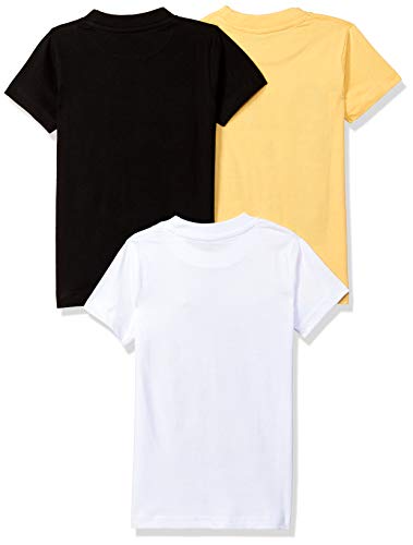 T2F Boys Cotton Solid Regular Fit T-Shirt (Pack of 3)