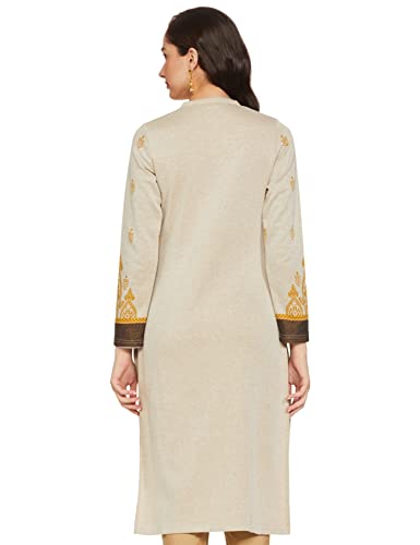 W For Woman Angora Jacquard Winter Kurta For Women